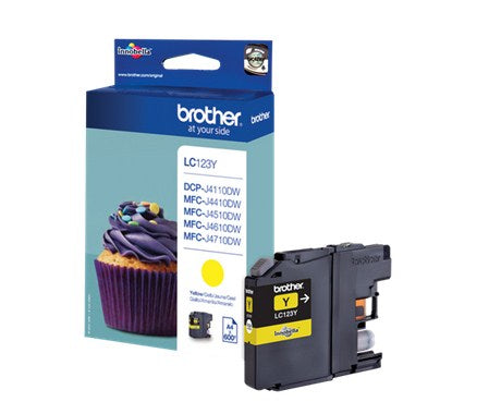 Brother LC-123Y Geel 600 pagina's (Origineel)