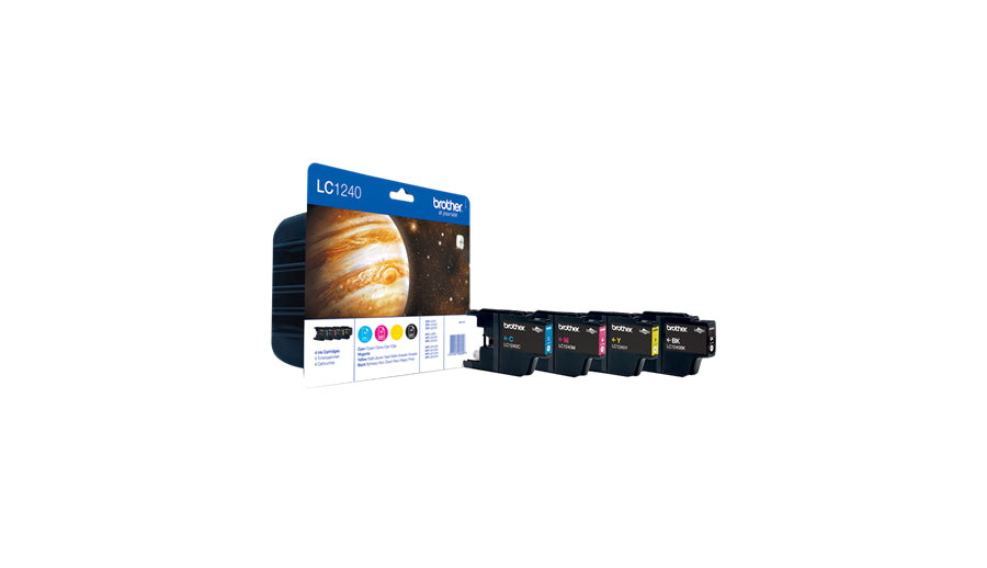 Brother LC-1240 Value Pack 4x 600 pagina's (Origineel)