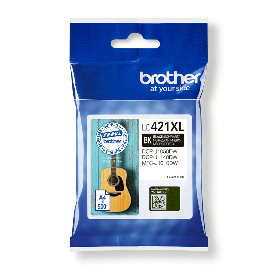 Brother LC-421XLBK Zwart 500 pagina's (Origineel)