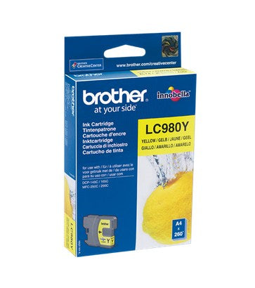 Brother LC-980Y Geel 260 pagina's (Origineel)