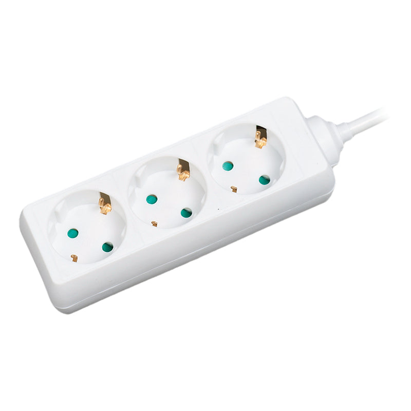 Stekkerdoos 3-voudig 1.5m - Wit LogiLink