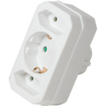 Stekkerdoosadapter 3-voudig - Wit - LogiLink