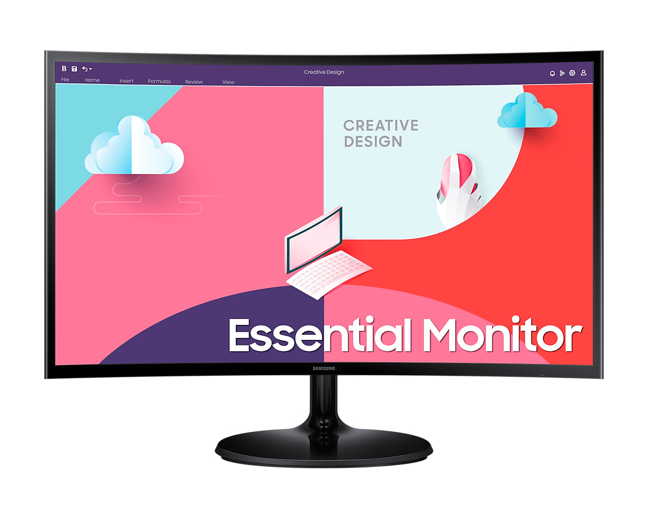 27-inch Samsung S36C Curved-FHD-HDMI-VGA-VA