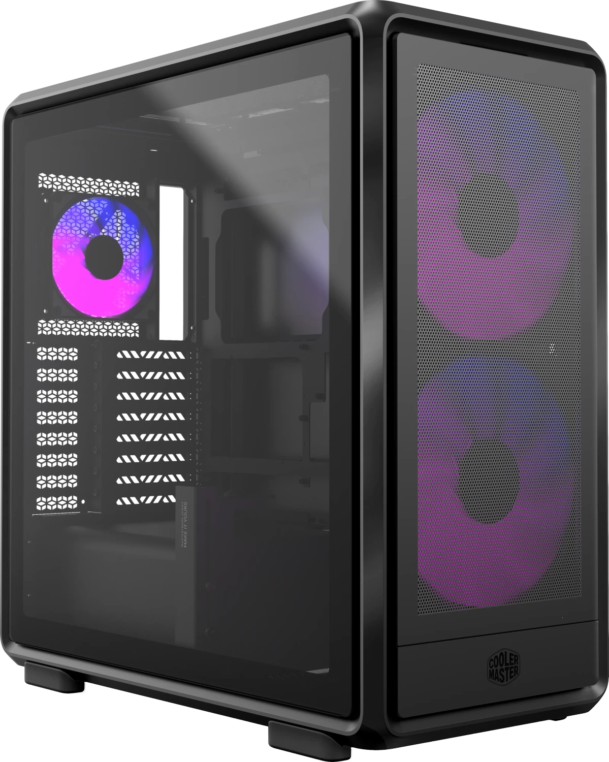 Cooler Master MF 600 Mesh - TG-ARGB-USB-C-Midi-E-ATX