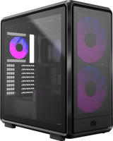 Cooler Master MF 600 Mesh - TG-ARGB-USB-C-Midi-E-ATX