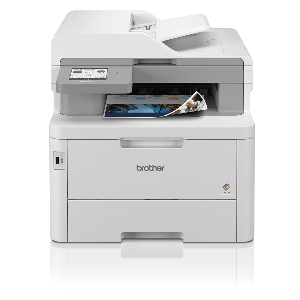 Brother MFC-L8340CDW LED KLEUR -AIO-WLAN-FAX-Wit-Grijs