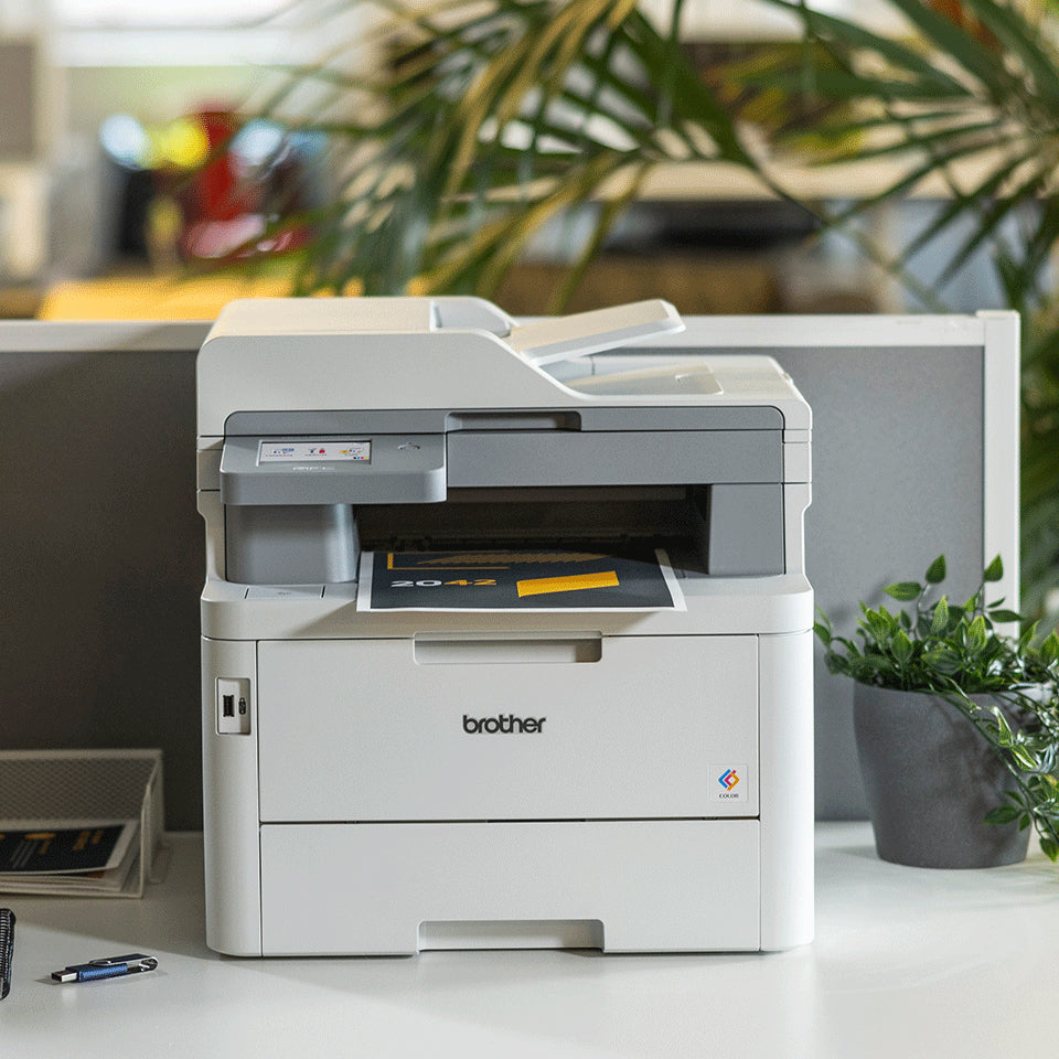 Brother MFC-L8390CDW LED KLEUR -AIO-WLAN-FAX-Wit-Grijs