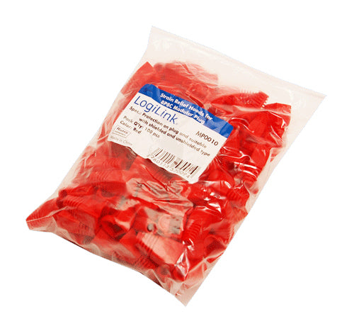 Pullover RJ45 10 stuks Rood LogiLink
