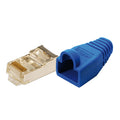 Patchstekker RJ45 Cat5e Shielded 10st LogiLink Blauw