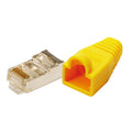 Patchstekker RJ45 Cat5e Shielded 10st LogiLink Geel