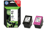 HP No. 62 2-Pack 200-165 pagina's (Origineel)