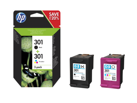 HP No.301 2-Pack 170-150 pagina's (Origineel)