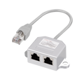 Kabel splitter RJ45 Cat5e 1:1 Shielded LogiLink