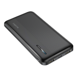 Power Bank 10000mAh LogiLink 1xUSB-C, 2x USB-A Zwart