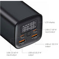 Power Bank 20000mAh LogiLink 2xUSB-C, 2x USB-A Zwart