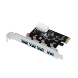 PCIExpress card USB-A 3.0 (4xe) LogiLink