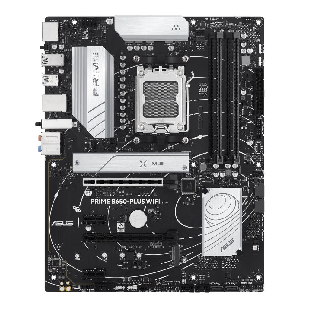 ASUS AM5 B650-PLUS WIFI PRIME - DDR5-2xM.2-DP-HDMI-ATX