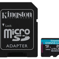 SDXC Card Micro 256GB Kingston U3 V30 A2 Canvas Go! Plus