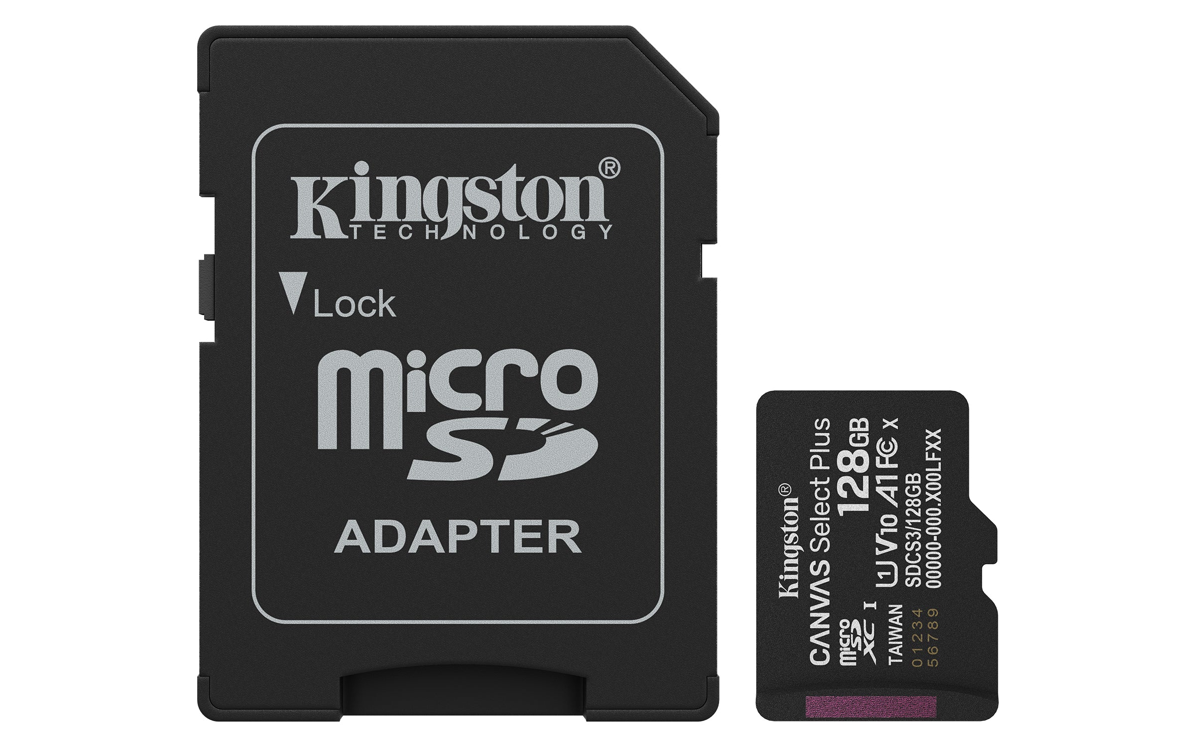 SDXC Card Micro 128GB Kingston UHS-I Canvas Select Plus