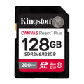 SDXC Card 128GB Kingston U3 V60 Canvas React Plus