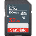 SDHC Card 32GB Sandisk 100MB-s UHS-I U1 Ultra
