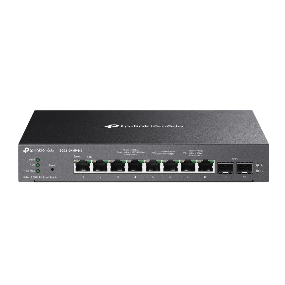 TP-Link 8Port 2.5Gbps Omada 8xPoE+ 2xSFP+