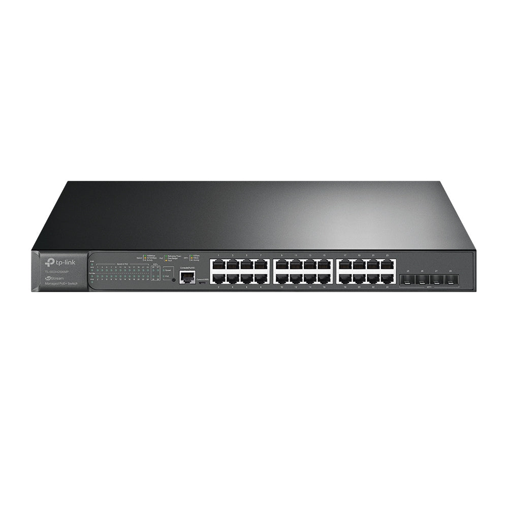 TP-Link 24Port 1Gbps Omada 24xPoE+ 4xSFP+ 384W