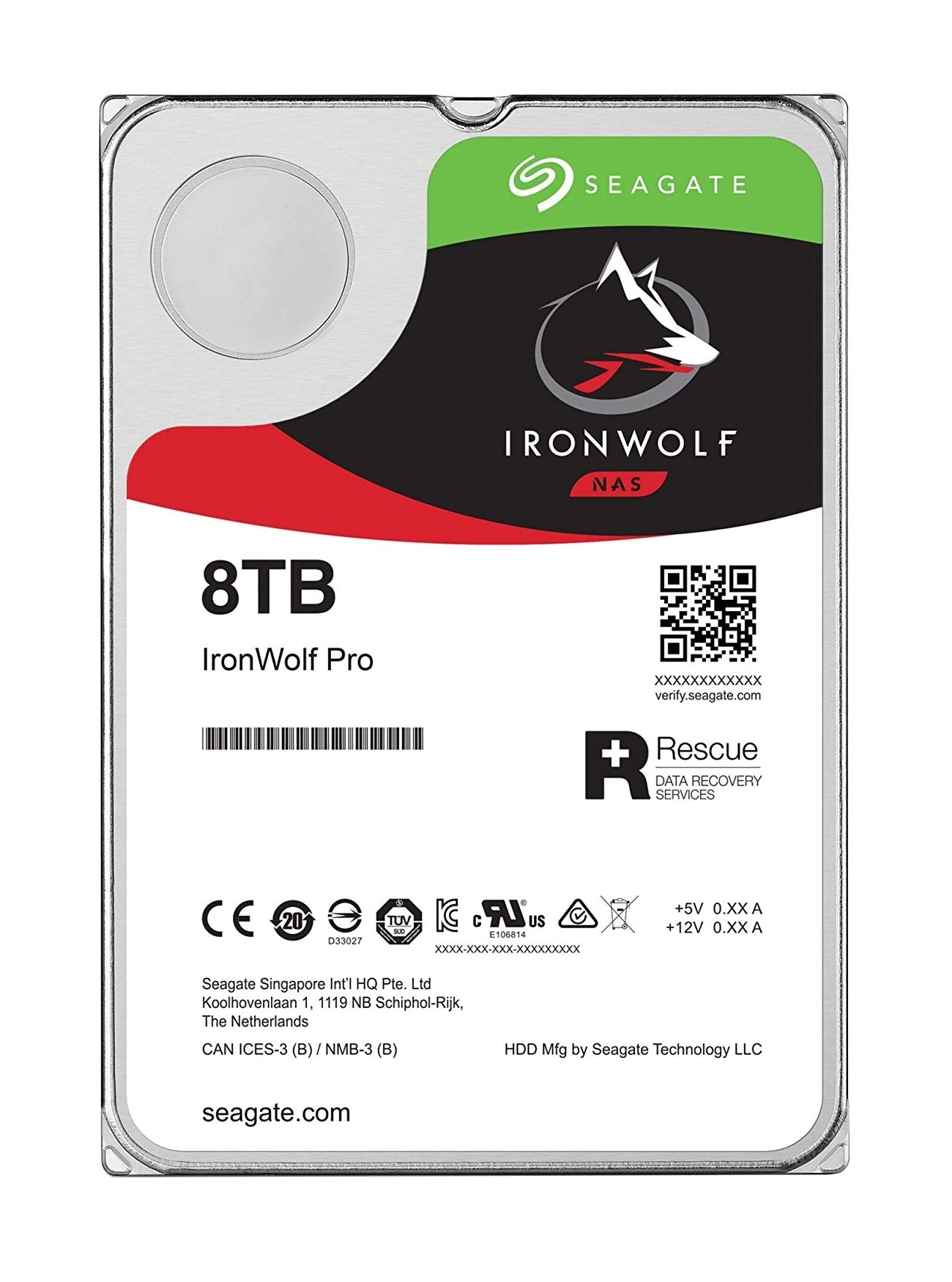8TB Seagate IronWolf NAS 256MB-7200rpm