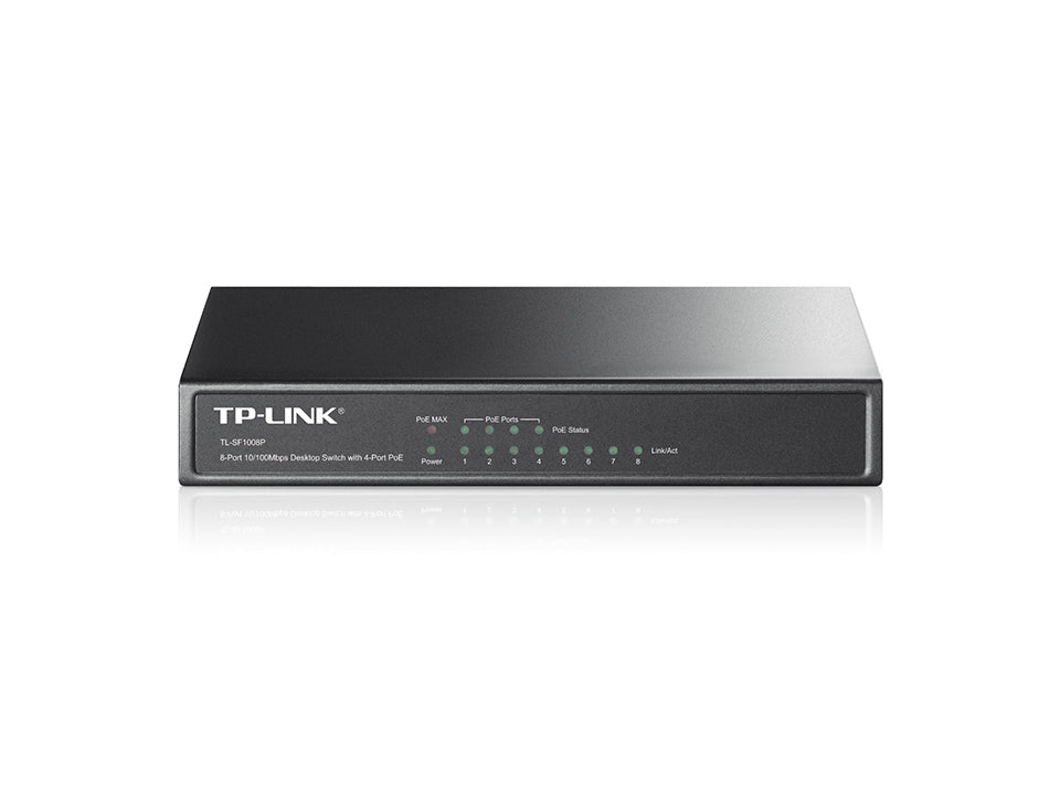 TP-Link 8Port 100Mbps Easy Smart 4xPoE+ 57W