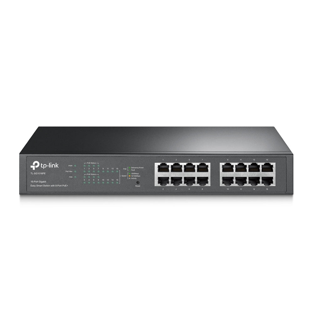 TP-Link 16Port 1Gbps Easy Smart 8xPoE+ 110W