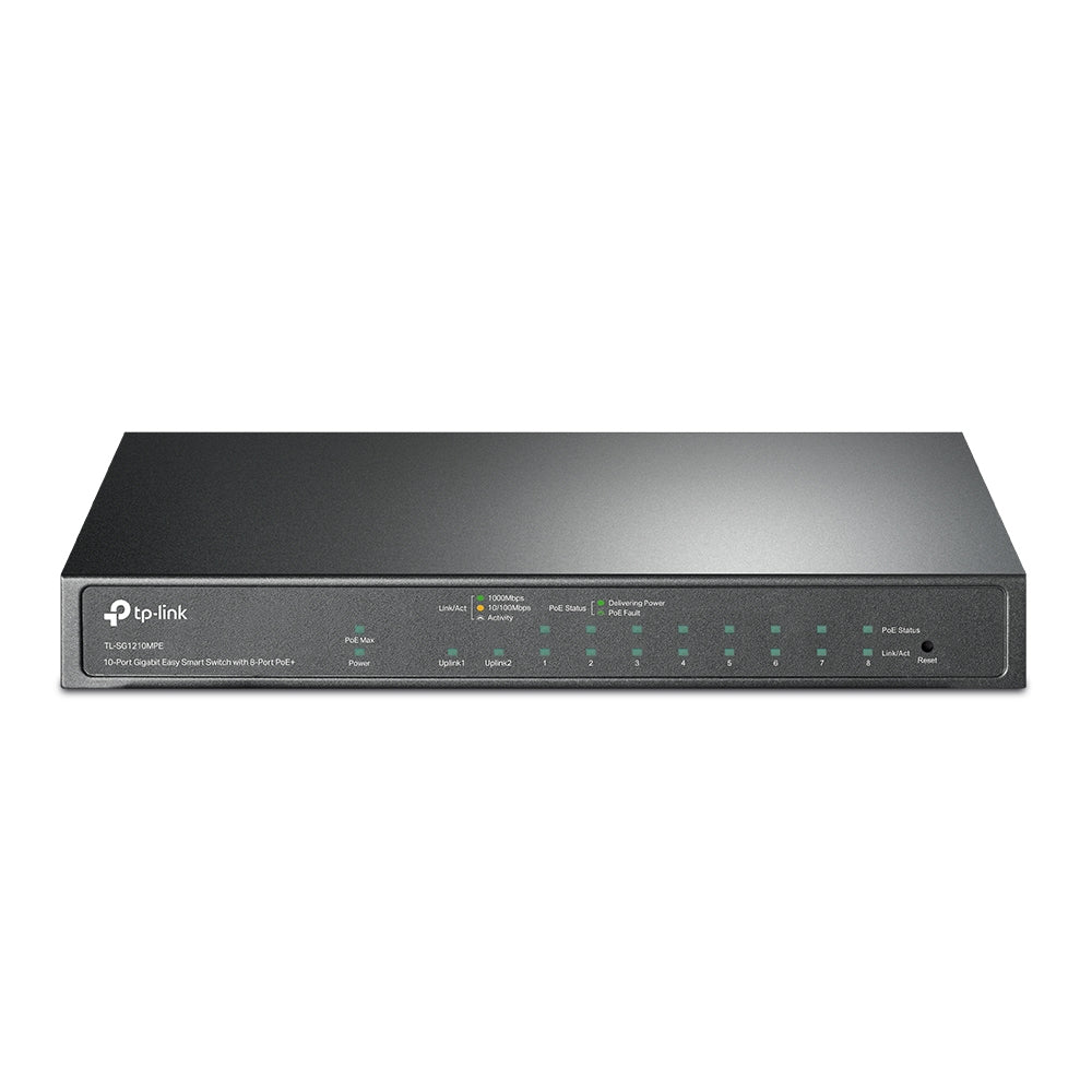 10Port 1Gbps Easy Smart 8xPoE+ 1xSFP TP-Link