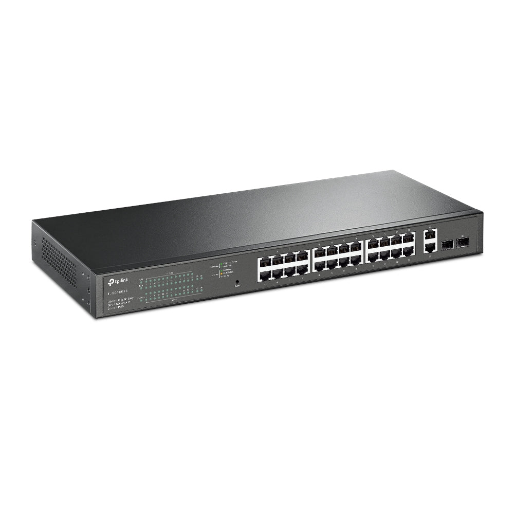 TP-Link 28Port 1Gbps Easy Smart 24xPoE+ 2xSFP