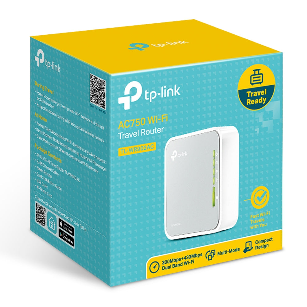TP-Link TL-WR902AC 1PSW 750Mbps Mini