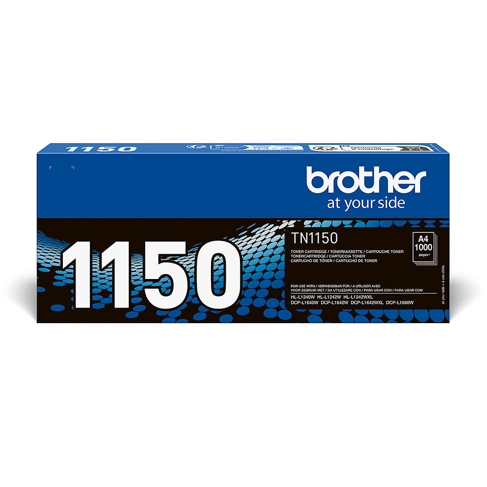 Brother TN-1150 Zwart 1.000 pagina's (Origineel)