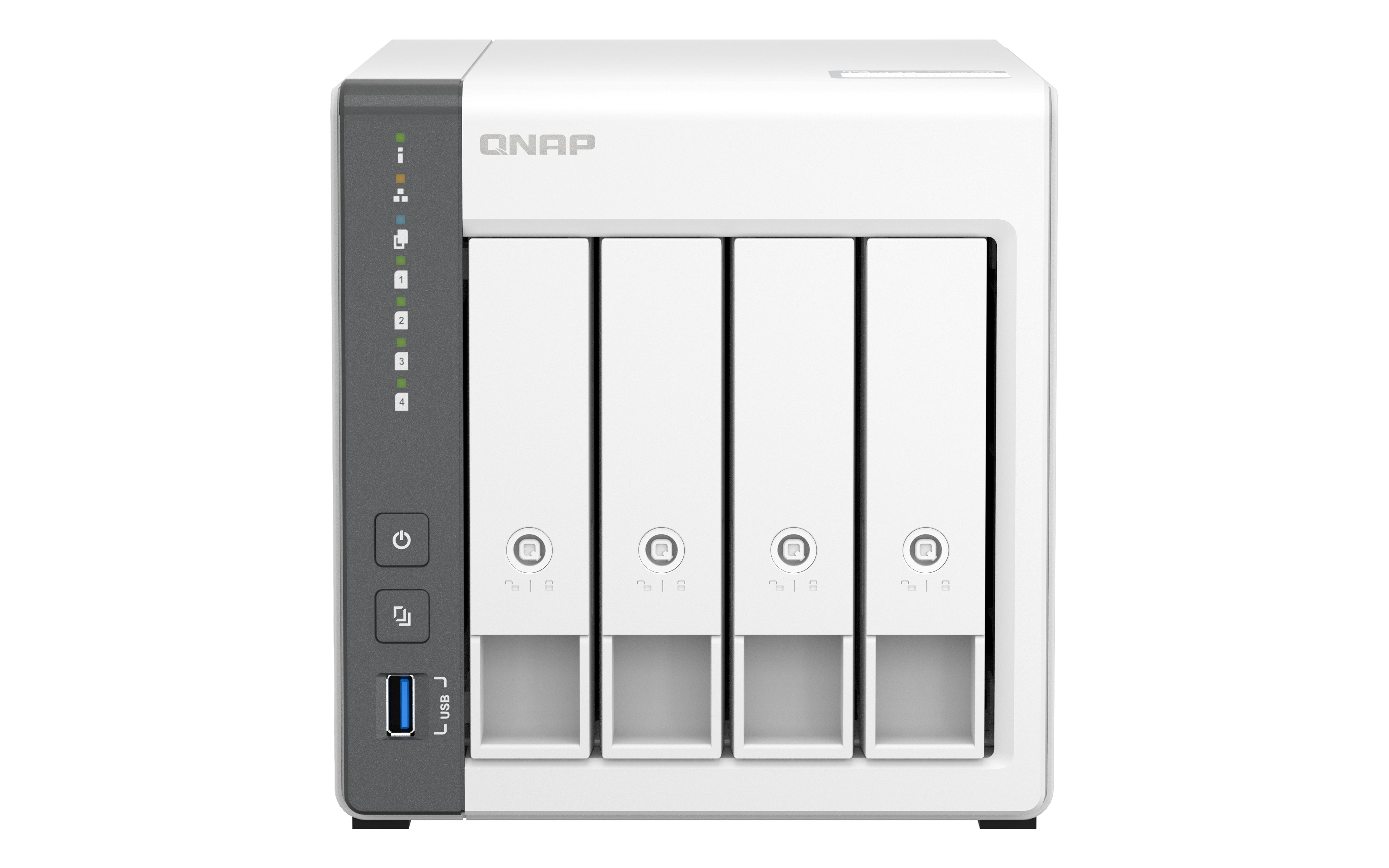 Qnap TS-433 4bay-USB 3.2-2xUSB 2.0-1Gbps + 2.5Gbps