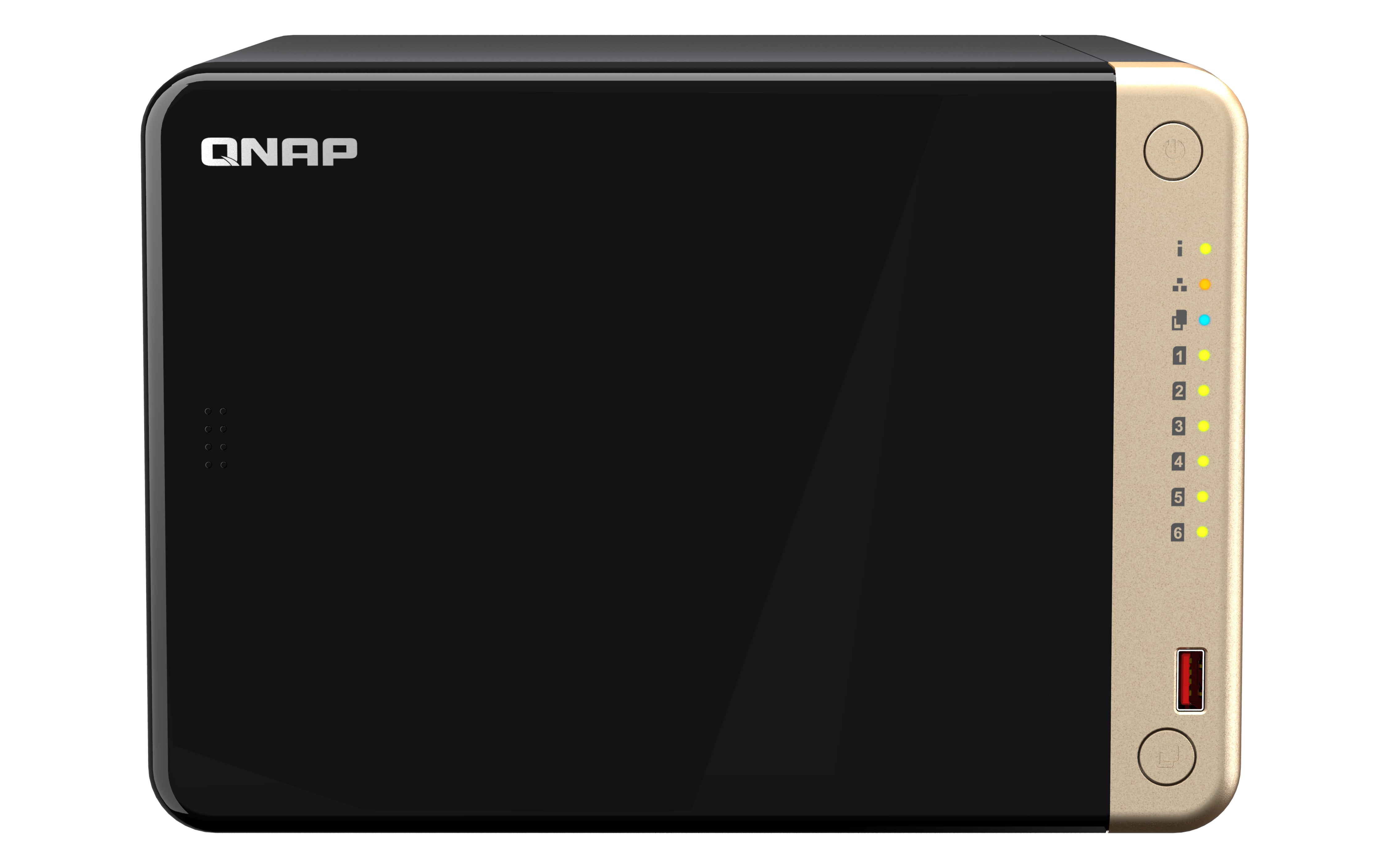 Qnap TS-664 6bay-USB 3.2-2xUSB 2.0-2x 2.5Gbps