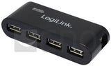 LogiLink 4 Port, USB-A 2.0 actief