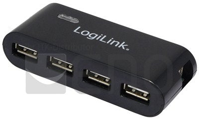 LogiLink 4 Port, USB-A 2.0 actief