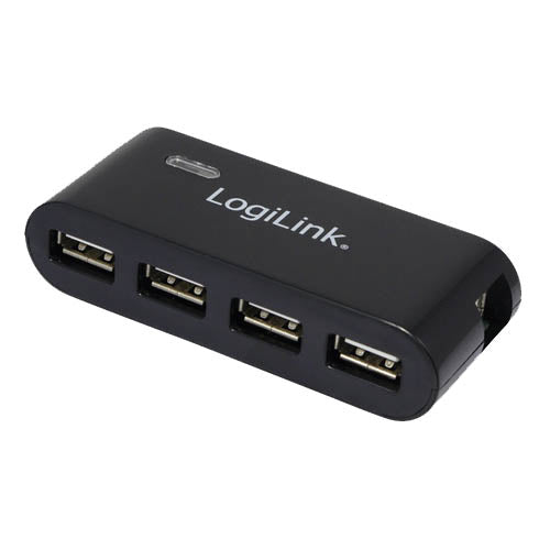LogiLink 4 Port, USB-A 2.0 actief