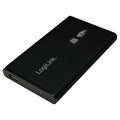 2.5-inch Logilink Enclosure USB-A 3.0 - SATA - Zwart