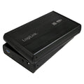 3.5-inch LogiLink Enclosure USB-A 3.0 - SATA - Zwart