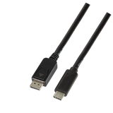USB-C 3.2 (M) --> Displayport (M) 1,80m Logilink