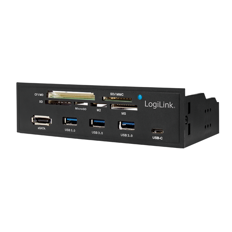 Front Panel 5.25-inch 3xUSB 3.0,USB-C,eSata,CardReader