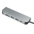 Docking 1xVideo Logilink USB-C, 60W, 4K, 6 Port