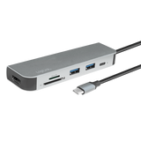 Docking 1xVideo Logilink USB-C, 60W, 4K, 6 Port