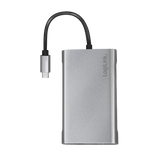 Docking 2xVideo Logilink USB-C, 100W, 4K, 8 Port
