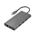 Docking 2xVideo Logilink USB-C, 100W, 4K, 10 Port