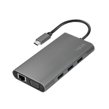 Docking 2xVideo Logilink USB-C, 100W, 4K, 10 Port