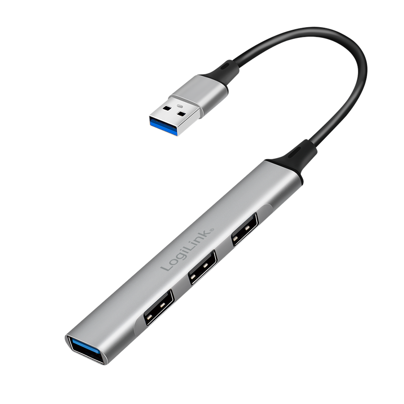 LogiLink 4 Port, USB-A 3.0 passief