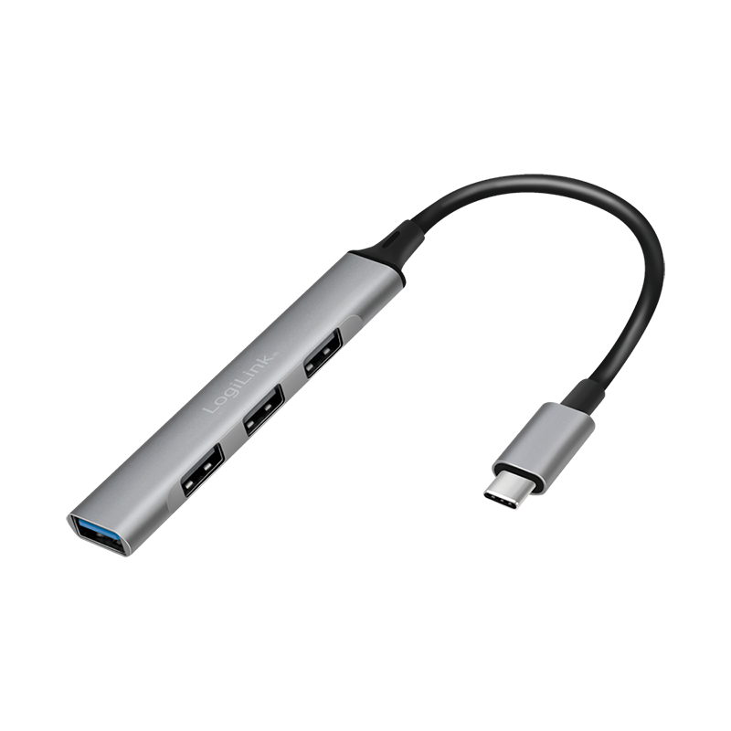 LogiLink 4 Port, USB-C --> 1xUSB-A 3.2 + 3xUSB-A 2.0